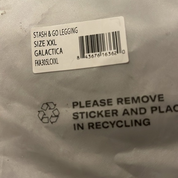 KNIX HIGH RISE STASH & GO LEGGINGS GALACTICAL - XXL - Picture 8 of 8